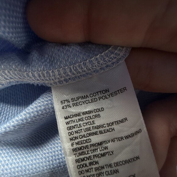 Tommy Bahama 2XL Check Island Zone Cotton Polyester Button-Down Blue Pocket Men - Picture 16 of 16